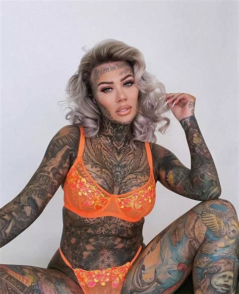 Britain S Most Tattooed Woman Inks Vagina And Posts Intimate Video A Year On Usa News