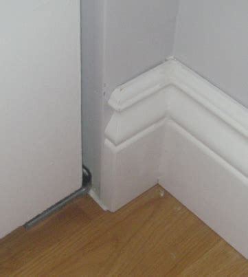 Decide if you will be using your original baseboard or replacing it with baseboard with rabbet edges. finishing - How do I finish the open end of a chair rail ...