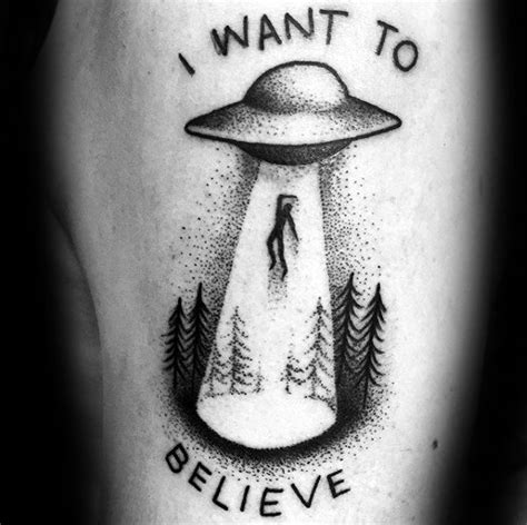 50 I Want To Believe Tattoo Designs For Men - X-Files ...