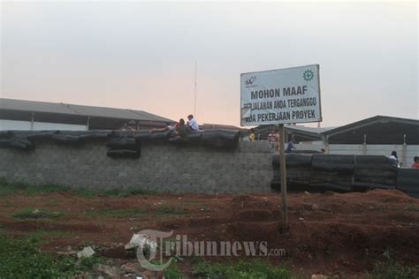 Pembangunan Rel Kereta Api Bandara Sh Foto Tribunnews Com