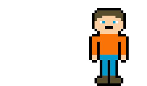 Pixilart Pixel Person Template By Anonymous