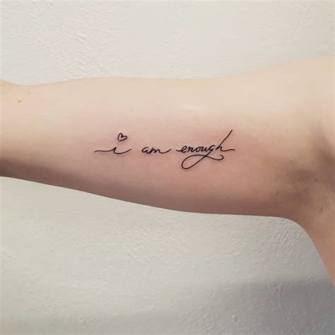 101 Amazing I Am Enough Tattoo Designs You Need To See Outsons Men