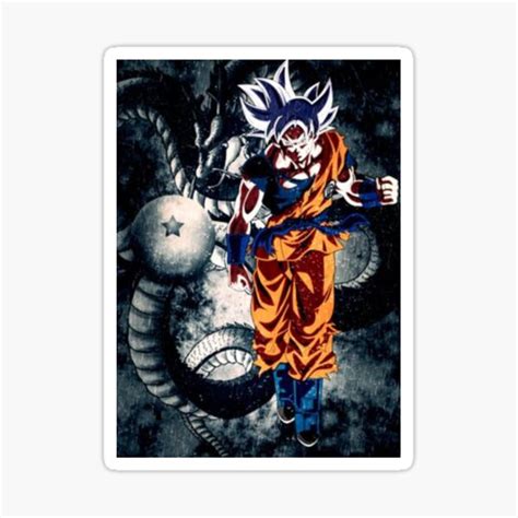 Goku Ultra Instinct Sticker For Sale By Ahmedtaki Redbubble