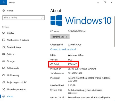 How To Find Out What Edition Version And Os Build Of Windows 10 I Have