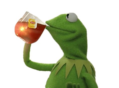 Png Kermit Drinking Tea Tea Art Kermit The Frog Costume