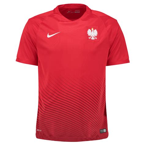 Trykoty różnią się od tych, w jakich reprezentacja polski występowała w kwalifikacjach do euro 2016. POLSKA - KOSZULKA 2016/17, WYJAZD (NIKE) - Euro 2016 ...