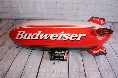 Budweiser Inflatable Bud One Airship Blow Up Blimp Etsy