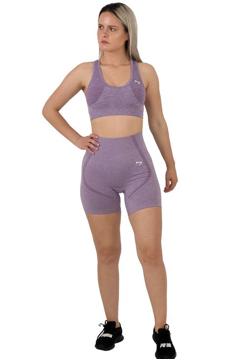 Shreddy Seamless Shorts Purple Vottion