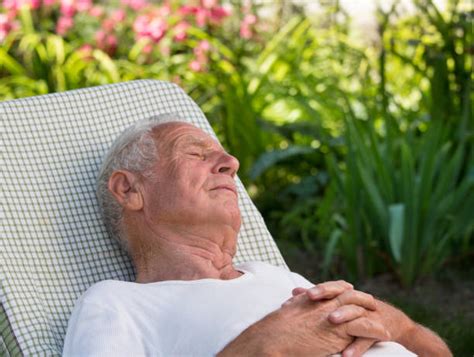Old Man Sleeping In Chair Stock Photos Pictures And Royalty Free Images