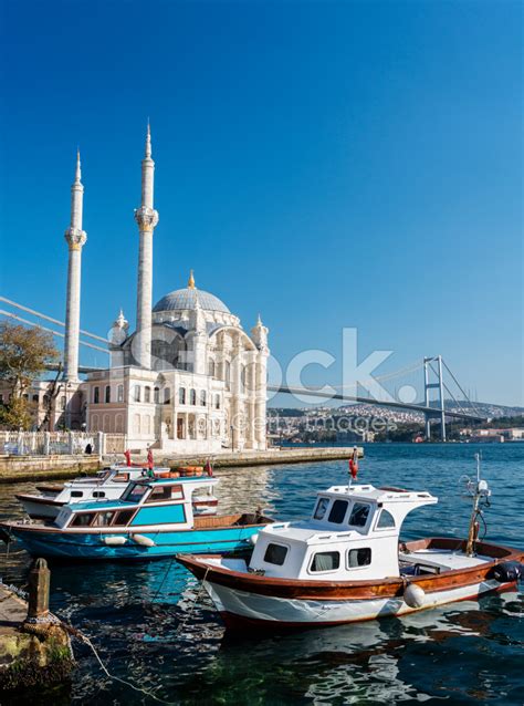 Ortakoy Mosque In Istanbul Turkey Stock Photo Royalty Free Freeimages