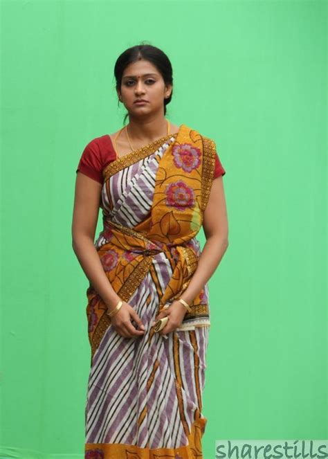 Varsha Ashwathi Sexy In Saree Veethi