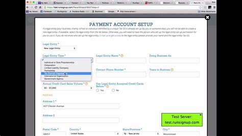Runsignup Payment Account Setup Youtube