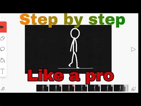 Stickman Walk Cycle Tutorial Step By Step Youtube
