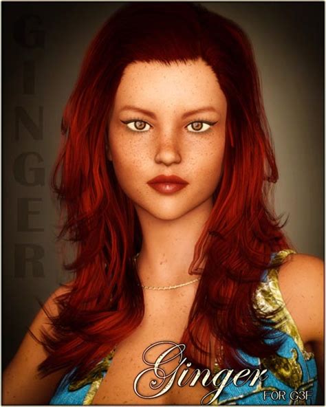 Ginger Lee For The G3 And G8 Female Best Daz3d Poses Download Site