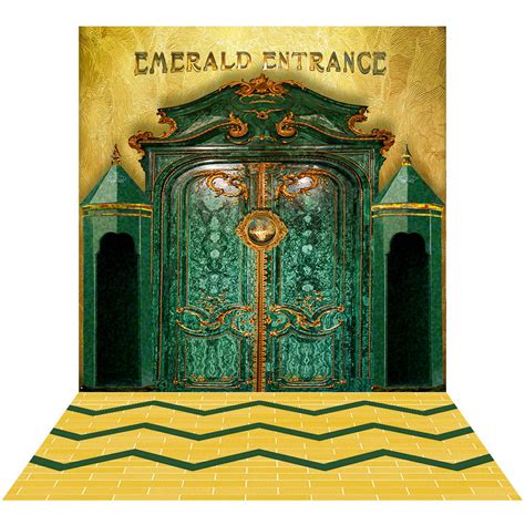 Emerald City Castle Door Oz Decor Wizard Of Oz Yellow Brick Etsy