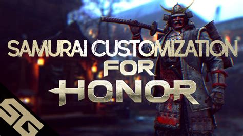Samurai Customization For Honor PS4 YouTube
