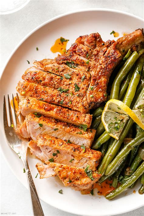Place 2 tablespoons of butter in the bottom of your instant pot and push sauté. Instant Pot Pork Chops and Green Beans Recipe - Instant ...