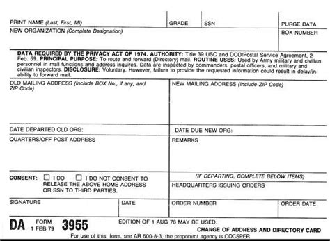 Da 3955 Form ≡ Fill Out Printable Pdf Forms Online