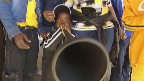 Vuvuzela A Plastic Horn That Is Popular With South African Football