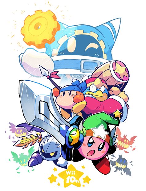 Kirby Meta Knight King Dedede Bandana Waddle Dee Magolor And 1