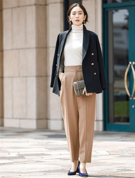 2019秋人気の女性オフィスカジュアルレディースファッションコーデ Suwai 仕事の服装 女性の服装 秋の服装 レディース