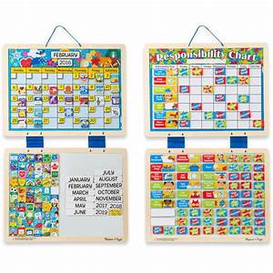  Doug Kids 39 Magnetic Calendar And Responsibility Chart Set