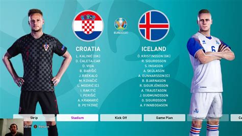Carmine 'naples17x' liuzzi won eeuro 2020 after just a year of playing competitive pes, famed for la croqueta. PES 2020 | Croatia vs Iceland Uefa Euro 2020 | New Kits ...