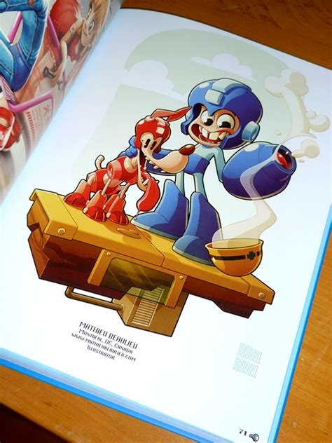 Mathieu Beaulieu Mega Man Tribute Artbook