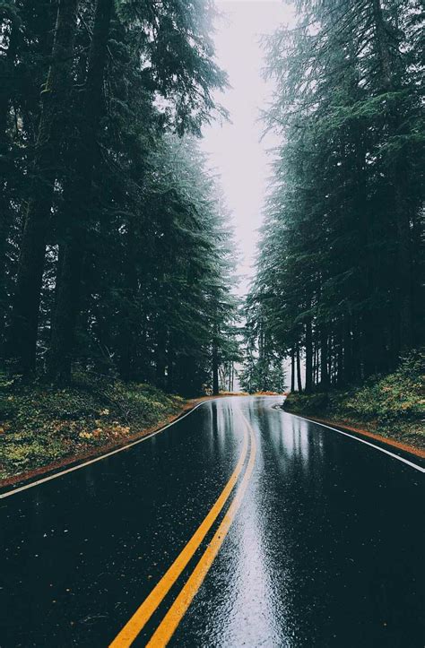 Rainy Road Trip Iphonewallpapers
