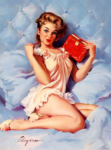 Picture Of Gil Elvgren All His Glamorous American Pin Ups Th