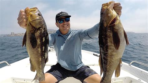 Double Rig Is Incredible Calico Bass Fishing San Diego Ca Youtube