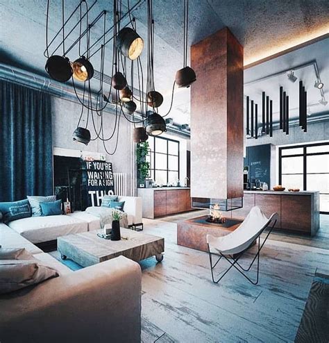 Instagram 上的 Loftspiration：「 Living Room Inspiration With A Cool