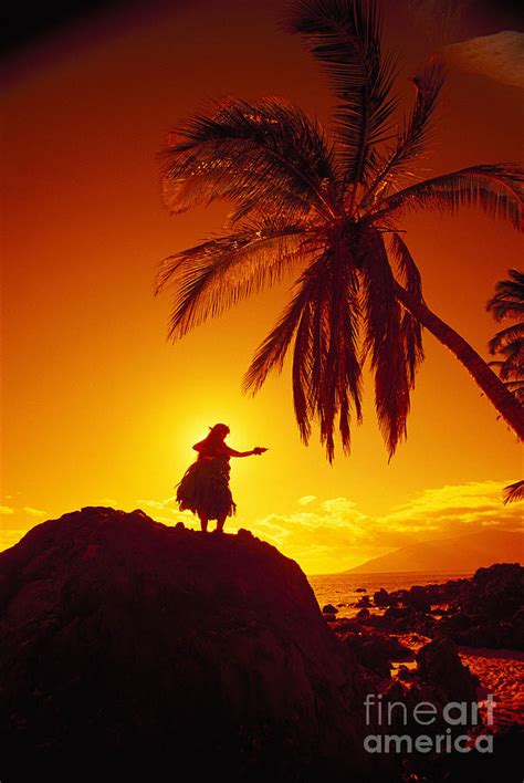 Hula At Sunset Photograph By Ron Dahlquist Printscapes