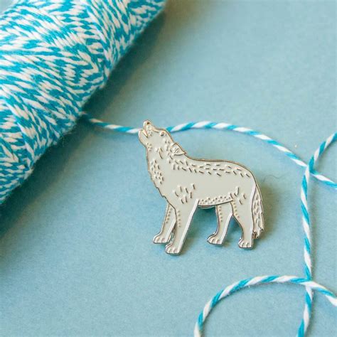 Wolf Pin By Darwin Designs