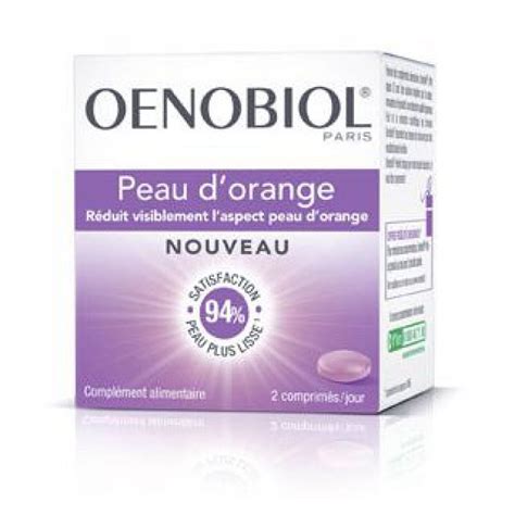 Oenobiol Peau D Orange Complément Alimentaire Réduisant Visiblement