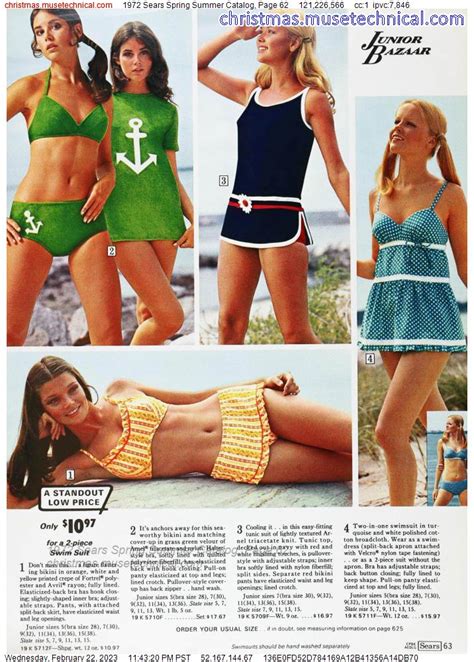 1972 sears spring summer catalog page 62 catalogs and wishbooks