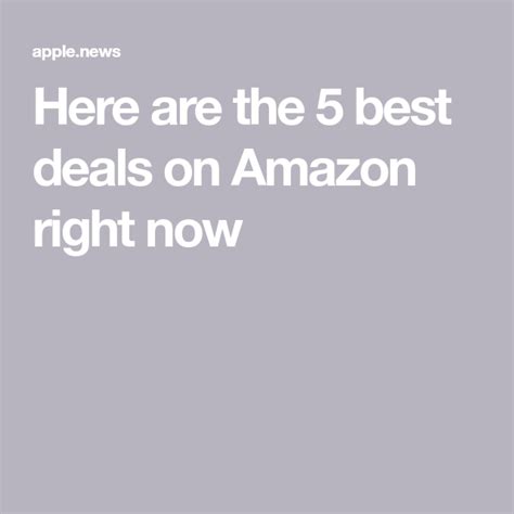 Here Are The 5 Best Deals On Amazon Right Now — Usa Today Best Deals