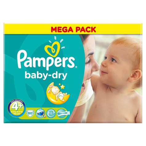 Pampers Baby Dry Size 4 Maxi Mega Box 80 Nappies Baby And Toddler