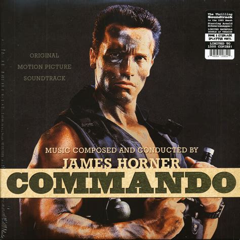 James Horner Lp Commando Original Motion Picture Soundtrack 2 Lp