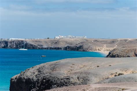 Playa Mujeres In Lanzarote Kanarische Inseln Stockfoto Bild Von