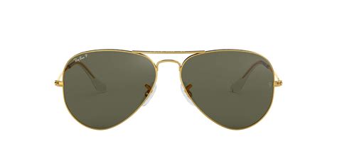 Ray Ban Rb3025 Aviator Classic Polarized Sunglasses In Green Save 30 Lyst