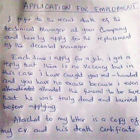 I have ltv driving license and have 7 years of experience of driving in the same city. Photo: How To Write A Good Job Application Letter ...