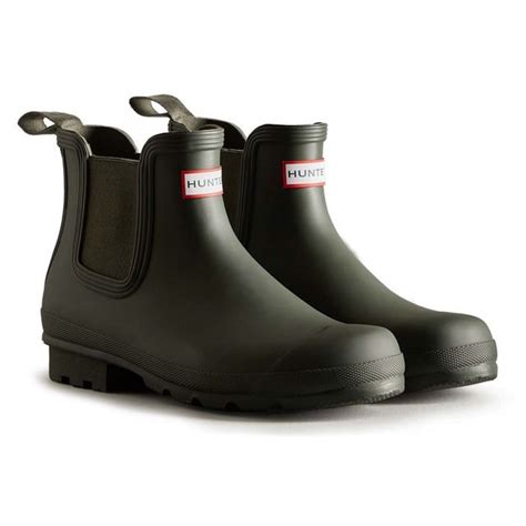 Hunter Original Chelsea Mfs9116rma Olive Green Wellingtons