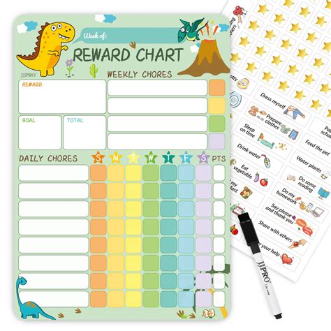 Buy Magnetic Dry Erase Chore Chart For Kids At Home Behavior Chart For