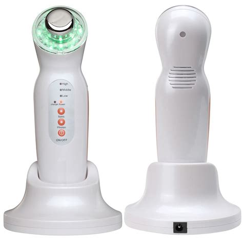 Mhz Ultrasonic Facial Massager Photon LED Light Body Ultrasound Face Slim Skin Care Remove