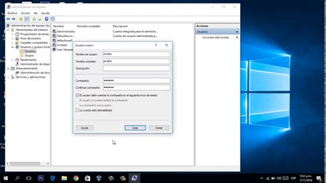 Crear Usuarios En Windows 10 Crear Cuentas Locales En Windows 10 De