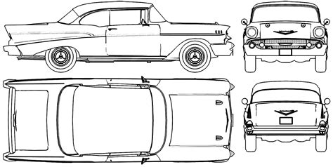 57 Chevy Coloring Pages