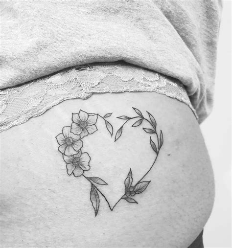 Heart Made Out Of Flowers Tattoo Best Flower Site