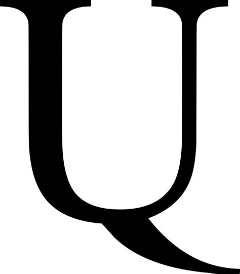 Q And U Letter Logo