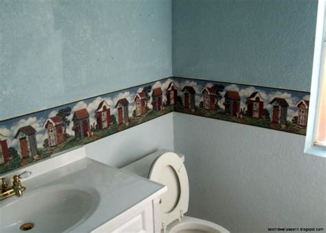 Unique Bathroom Wallpaper Borders Best Hd Wallpapers